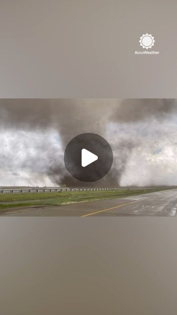 AccuWeather on Instagram: "Storm chaser @aaronjayjack captured video near Lincoln, Nebraska, on April 26 as a violent tornado tore across a highway, leaving at least one tractor trailer on its side.

#tornado #storm #stormchasing #stormchaser #lincoln #nebraska #weather #accuweather" Tornado Chaser Aesthetic, Storm Video, Tornado Videos, Tornado Of Terror, Tornado Videos Scary, Tornado With Lightning, Tornado Gif, Tornado Chasers, Storm Chaser