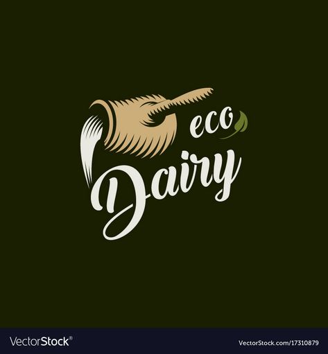 Dairy Logo Design, Dairy Products Logo, Milk Flow, Eagle Wallpaper, Milk Shop, Unique Names, Logo Ideas, Shop Logo, Business Design