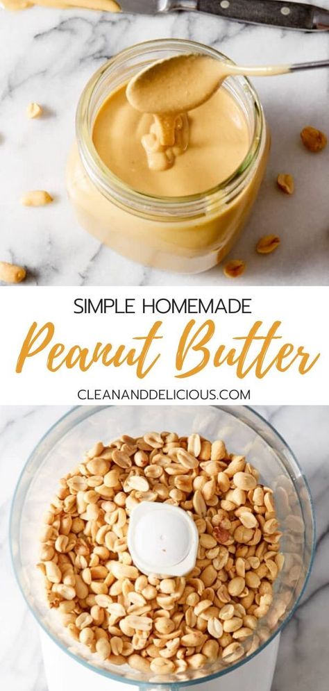 Peanut Butter At Home, Butter At Home, Healthy Kid Friendly Meals, Clean And Delicious, Homemade Peanut Butter, Healthy Gluten Free Recipes, Homemade Baby Food, Peanut Butter Recipes, Butter Recipe