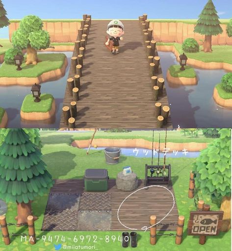 Wood Path, Path Design, Animal Crossing Villagers, New Animal Crossing, Island Design, Wood Planks, Wood Design, Animal Crossing, Surrealism