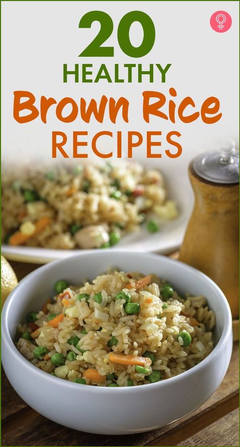 Brown Rice On Stove Top, Brown Rice And Turkey Recipes, Brown Rice And Spinach Recipes, Brown Rice Dishes Healthy, Brown Rice Vegetarian Recipes, Vegetable Brown Rice Recipes, Brown Rice And Broccoli Recipes, Healthy Brown Rice Side Dishes, How To Flavor Brown Rice