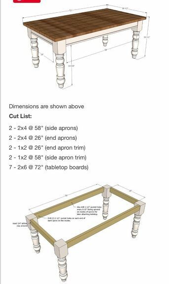 Farmhouse Kitchen Table Diy, Diy Farmhouse Table Plans, Farm House Table, Farmhouse Table Legs, Build A Farmhouse Table, Farmhouse Table Plans, Diy Dining Room Table, Dining Table Makeover, Diy Kitchen Table