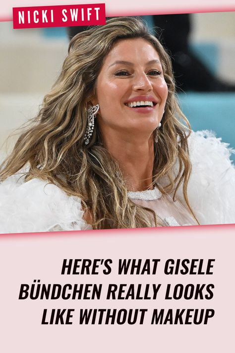 There's no doubt that Bündchen has been blessed with stunning genetics. But, what does she really look like without makeup? White Eyebrows, Models Without Makeup, Celebs Without Makeup, Blackhead Remedies, Gisele B, Her Makeup, Gisele Bündchen, Gisele Bundchen, No Doubt