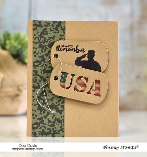 Military Appreciation Month Military Appreciation Month, Camo Background, Military Cards, Grad Cards, Military Appreciation, Whimsy Stamps, Card Sentiments, Military Heroes, Military Family