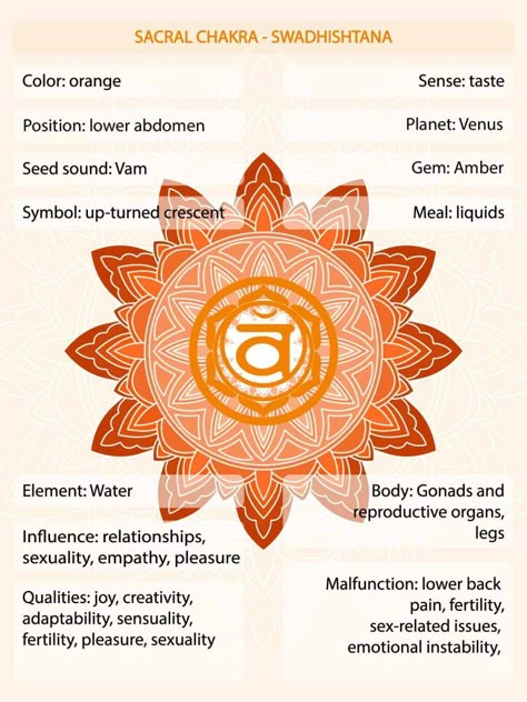 Orange Chakra Meaning - The Sacral Chakra Color Explained • Colors Explained Meaning Of Orange Color, Color Orange Meaning, Sacral Chakra Color, Sacral Chakra Meaning, Orange Color Meaning, Sacral Chakra Art, Orange Meaning, Orange Chakra, Mandala Meaning