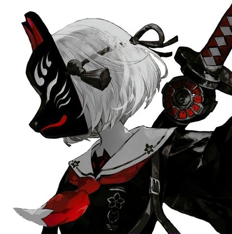 Icon Pfp Anime, Anime Wallpapers Aesthetic, Kitsune Mask, Samurai Anime, Pfp Anime, Animation Art Character Design, Anime Wallpapers, Anime Aesthetic, Icon Pfp