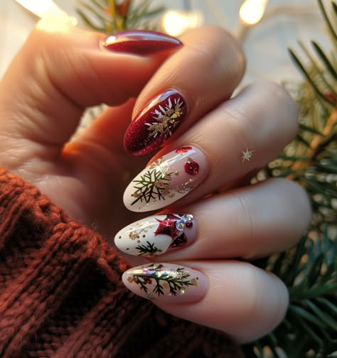 🎄✨ Embrace the festive spirit with dazzling Christmas nails! 🌟 Explore enchanting winter nail designs that capture the magic of the season. ❄️ From classic reds to icy blues, these Christmas nail designs will add a touch of holiday cheer to your fingertips. 🎁 Elevate your nail game with intricate and stylish nail designs perfect for the winter wonderland ahead. ❅ Swipe through for some serious Christmas nail inspo! 🎅✨ #ChristmasNails #WinterNails #NailDesign #ChristmasMagic ✨🌈 Christmas Nails Boho, Boho Christmas Nails, Happy New Year Nails Designs, Nail Design 2023, Christmas Nail Inspo, Winter Nails Christmas, China Nails, New Years Nail Designs, Fancy Nails Designs