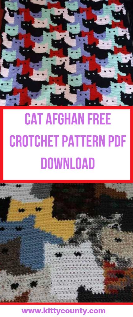 Cats Afghan Free Crochet Pattern, Cats Afghan, Afgans Crochet, Cat Afghan, Afgan Crochet, Crochet Afgan, Kat Haken, Crocheted Cow Pattern, Afghan Crochet Pattern