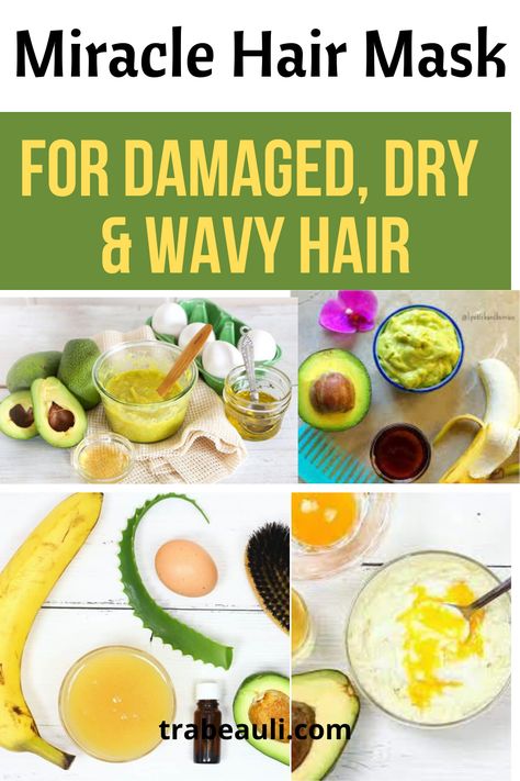 DIY hair mask for damaged hair Best Homemade Hair Mask For Damaged Hair, Dry Hair Diy Mask, Hydration Hair Mask Diy, Moisturing Hair Mask Diy, Strengthening Hair Mask, Prewash Hair Mask Diy, Hydrate Hair Mask Diy, Diy Mask For Dry Hair, Moisture Hair Mask Diy