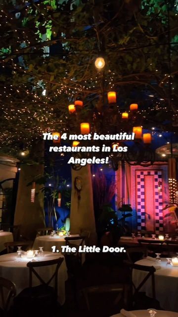 Eli Solano • California • Travel & Hidden Gems on Instagram: "These are the top 4 best and most beautiful restaurants currently in LA! Check them out! #hiddengems #secrets #losangeles #california #socal #restaurant #socal #hollywood #beverlyhills" Most Beautiful Restaurants, Beautiful Restaurants, California Dreamin', December 22, Top 4, California Travel, Hidden Gems, Beverly Hills, The Top