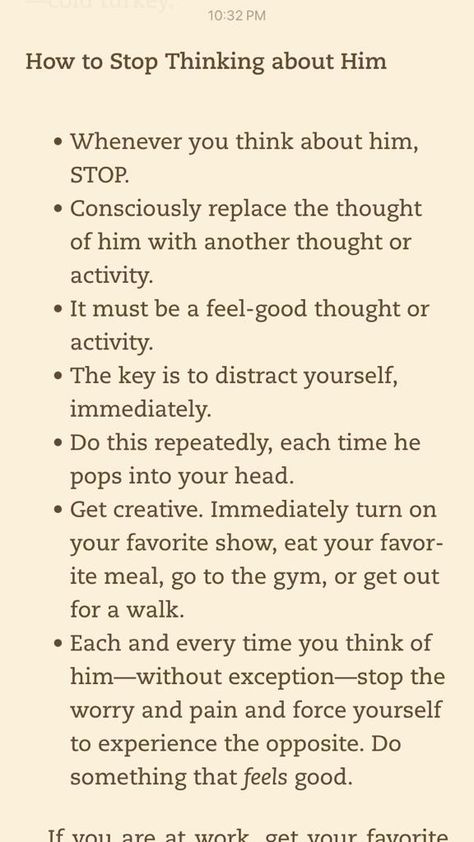 How To Not Focus On Men, How To Not Care About Him, How To Stop Thinking About Him, How To Stop Thinking, Stop Thinking About Him, Sounds Good Feels Good, Focus On Myself, Relationship Vision Board, Get Better Soon