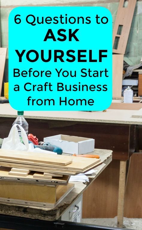 How To Start A Craft Business From Home, Business Pricing, Woodworking Business Ideas, Childcare Business, Woodworking Business, Business Checklist, Creative Storage Solutions, Questions To Ask Yourself, To Start A Business