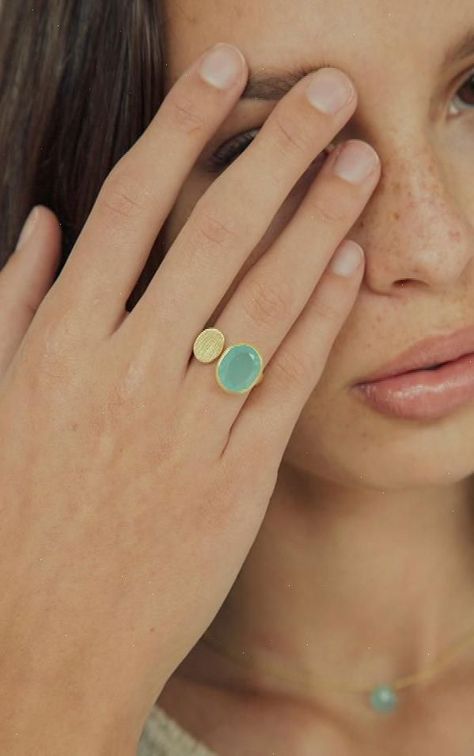 INFO - We really hope you are fine in these difficult times. We still working at home and for now the shipments are working normally. Big hugs from all our Team :)Our 18K Gold filled Ring with real semiprecious gemstone. Is a unique handcrafted design with a authentic aqua chalcedony gemstone inside. Also available in diffe...#Exploring #the #Treasures #Natures #Beauty #JewelryLovers #Gemstone #JewelryDesign #of #Jewelry #Gemstone #Allure #the #of #HandmadeJewelry #Fashion #Unveiling #Jewelry Gem Rings Stones Unique, Gem Stone Jewelry Design, Gem Stone Ring, Stone Ring Design, Gem Rings, Aqua Chalcedony Ring, Ring Blue Stone, Gemstone Properties, Gem Jewelry