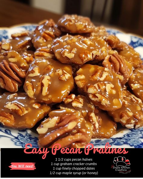 Indulge in the sweet and buttery goodness of Easy Pecan Pralines with this simple recipe! Perfect for satisfying your sweet tooth cravings in no time. Add this recipe to your collection now! #pecanpralines #easyrecipes #desserts #sweettreats Pecan Praline Pancakes, Louisiana Pralines Recipe, Praline Pecans Recipe, Pecans Recipes, Pecan Pralines Recipe, Velveeta Rotel, Pralines Recipe, New Orleans Pralines, Praline Pecans