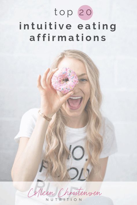 intuitive eating affirmations Eating Affirmations, Mindset Affirmations, Food Freedom, Nutritional Therapy, Anti Dieting, Eating Fast, Food Rules, Healthy Advice, Diet Culture