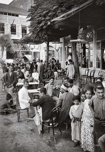 Cafe at a Public Garden in Beirut, Lebanon 1900-1920 | Flickr Lebanon Culture, Vintage Arab, Damascus Syria, Old Egypt, Beirut Lebanon, Public Garden, Baghdad, Historical Pictures, Bhutan