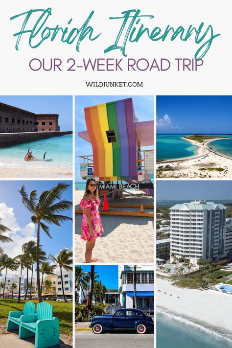 Florida Rv Road Trip, Florida Islands, Florida Itinerary, Florida Road Trip, Florida Keys Road Trip, Swimming With Manatees, Florida Travel Guide, Miami Orlando, Road Trip Places