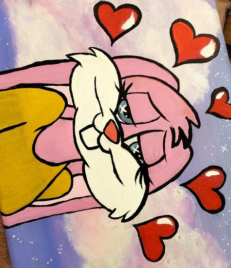 Lola Bunny Canvas Painting, Bugs Bunny Canvas Painting, Looney Toons Painting, Simple Cartoon Paintings On Canvas, Lola Bunny Painting, Valentines Drawings Aesthetic, Looney Tunes Painting, Bugs Bunny Painting, Bratz Paintings Canvas