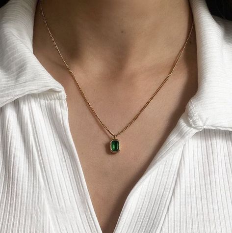 Is this 18K Gold Emerald Necklace worth its price? With so many imitations, buyers often struggle to ensure they’re getting a genuine gemstone that holds long-term value. 🤝 Certified emerald bring peace of mind, guaranteeing authenticity and craftsmanship that make your purchase a true investment.✨ #emerald #emeraldgemstone #emeraldnecklace #emeralds #emerald #diamondnecklace #emeraldring #goldanddiamondpark #gifts #giftforher #giftideas #custom #customorder #GoldAndDiamondJewelry #diam... Emerald Necklace Pendant, Fashion Goals, Wedding Pendant, Green Pendants, Dainty Pendant, Diamond Jewelry Designs, Fused Glass Jewelry, Emerald Pendant, Emerald Necklace