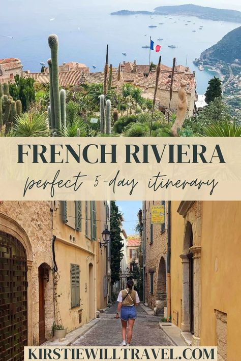 How to Spend 5 Days in the French Riviera (The Perfect French Riviera Itinerary) - Kirstie Will Travel French Riviera Itinerary, France Riviera, France Itinerary, Relaxing Beach, Beach Clubs, France Travel Guide, Monaco Grand Prix, The French Riviera, French Alps