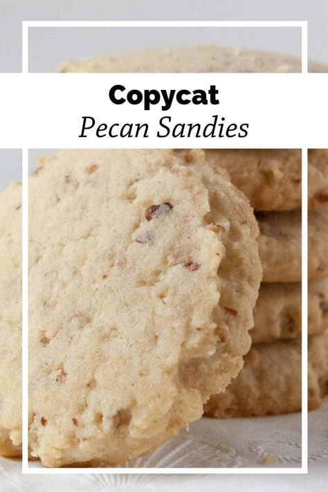 Pecan Sandies Cookies, Sandies Cookies, Sandies Recipe, Soft Oatmeal Cookies, Almond Sugar Cookies, Pecan Sandies, Cookie Recipes Homemade, Favorite Cookie Recipe, Autumn Recipes