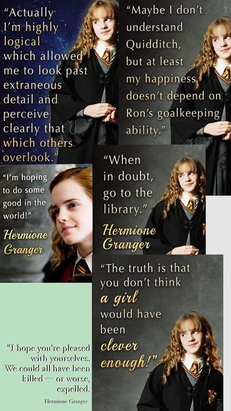 Hermione Granger quotes Hermione Granger Being Sassy, Hermione Granger Reading, Hermione Quotes, Hermione Granger Quotes, Harry Potter Quotes Inspirational, Rare Quote, Potter Quotes, Harry Potter Hermione Granger, Harry Potter Hermione