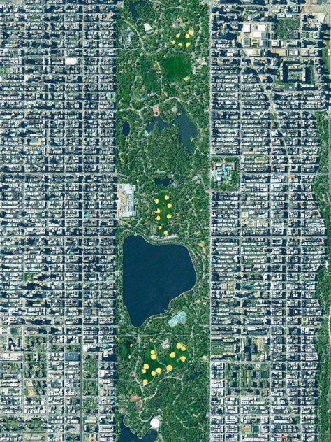 Central Park, New York City, New York Areas Verdes, Park In New York, Parking Design, Aerial Photo, Shed Plans, Urban Planning, Green Space, City Skyline, City View