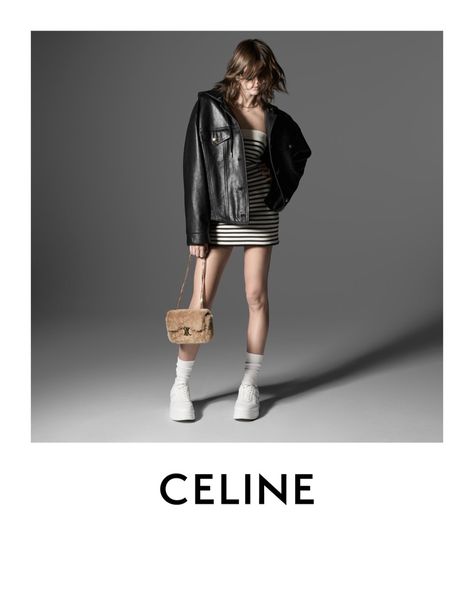 Kaia Gerber Celine Summer 2022 Campaign Ad Photos Celine Campaign, Cindy Crawford Daughter, Tyrone Lebon, Kaia Jordan Gerber, Celine Fashion, Erin Wasson, Hedi Slimane, Summer 22, Kaia Gerber