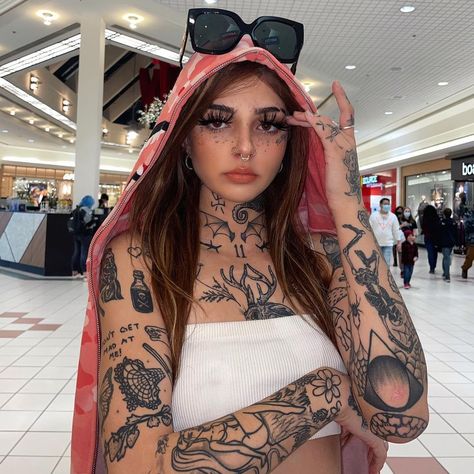 keaton belle on Instagram: “she is home is out on all platforms” Tato Cover, Couple Small Tattoos, Couple Tato, Keaton Belle, Tato Design, Girl Gang Aesthetic, Cute Tattoos For Women, Face Tattoos, Girl Gang