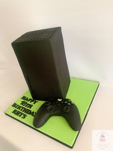 #xbox #cake #chocolatecake #remote #gaming Xbox One Cake, Xbox Cake, Free Range Eggs, Bake Cakes, Xbox Series X, Perfect Cake, Free Range, Freshly Baked, Custom Cakes