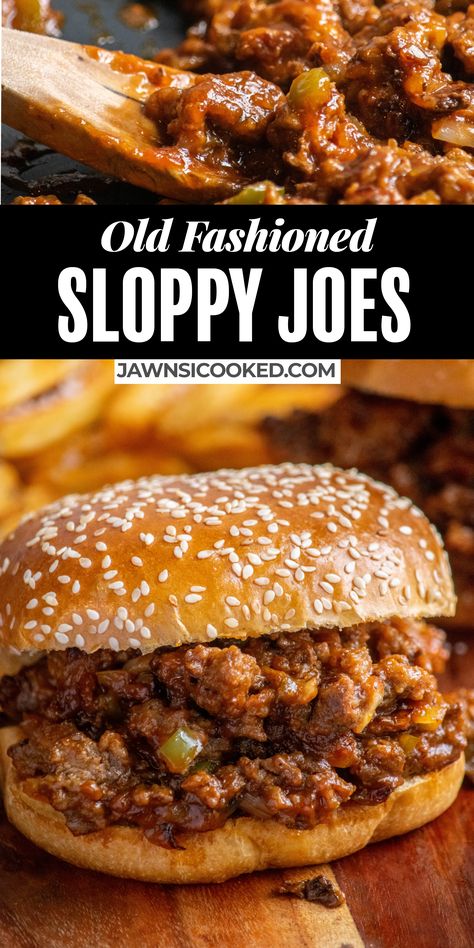 Old Fashioned Sloppy Joes, Old Fashioned Sloppy Joe Recipe, Homemade Sloppy Joe Sauce, Sloppy Joe Recipe Easy, Homemade Sloppy Joe Recipe, Sloppy Joe Sauce, Homemade Sloppy Joes, Joe Recipe, Sloppy Joes Recipe