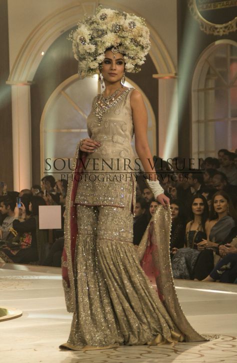 Souvénirs Visuél (@souvenirsvisuel) our official event photographers for Telenor Bridal Couture Week Day 2 #TBCW2015 #pakistaniweddings #bridal #couture Gharara Outfits, Pakistani Traditional, Bridal Couture Week, Pakistani Wedding Outfits, Pakistani Wedding Dresses, Couture Week, Traditional Wear, Pakistani Bridal, Indian Wedding Dress