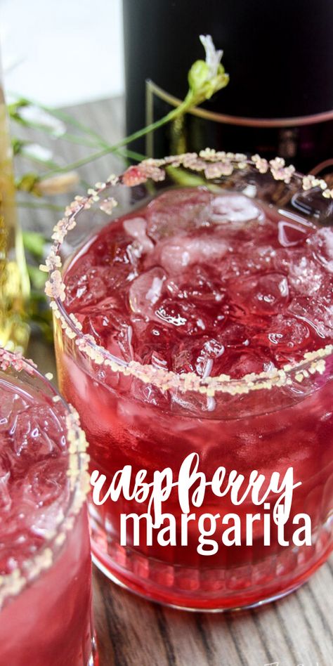 Raspberry Mixed Drinks, Raspberry Margarita On The Rocks, Raspberry Coconut Margarita, Fun Margarita Recipes, Pink Margarita Recipe, Berry Margarita Recipe, Raspberry Margarita Recipe, Pitcher Margarita Recipe, Strawberry Margarita Recipe