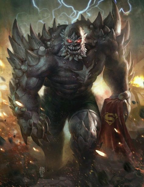 Doomsday Doomsday Art, Doomsday Comics, Sick Movie, Art Dc Comics, Art Alien, Batman Spiderman, Comic Villains, Univers Dc, Avengers Comics