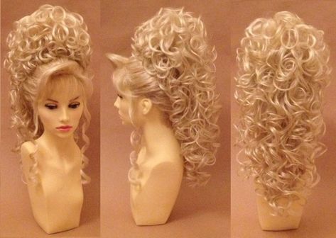 Big Wigs, Drag Wigs, High Fashion Hair, Runway Hair, Cosplay Hair, Fantasy Hair, Retro Hairstyles, Wig Making, Hair Reference