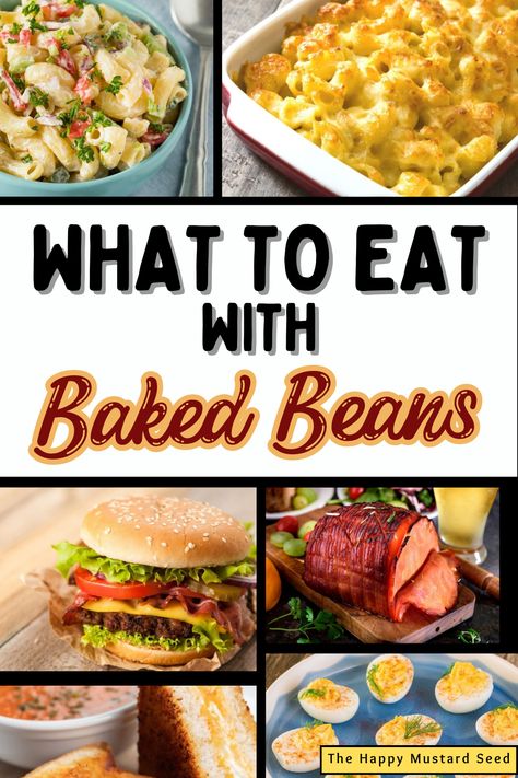 What Goes Good With Baked Beans, Baked Beans Soup, Baked Beans Side Dish, What To Eat With Baked Beans, Meals With Baked Beans, Breakfast Baked Beans, Pork And Beans Recipe, Baked Beans Vegan, Different Types Of Food