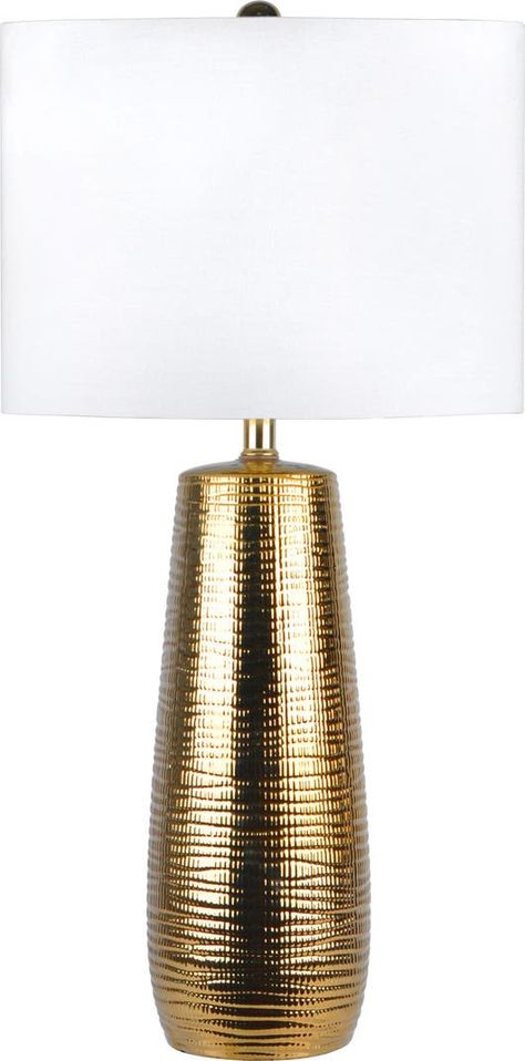 NULOOM Glove 26" Ceramic Table Lamp | Nordstromrack Beachy Apartment, New Apartment Decorating, Gold Lamps, Table Lamp Gold, Yellow Table Lamp, Red Chandelier, Lamp Gold, Gold Lamp, Bronze Chandelier