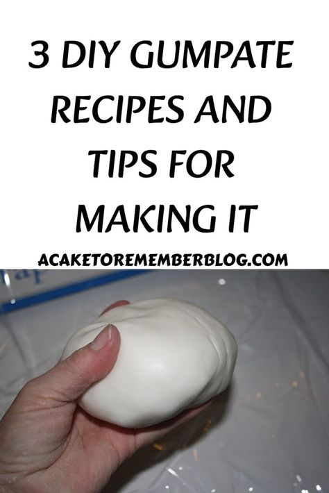 3 DIY gumpaste recipes and tips for making it. With a photo of a hand holding a ball of homemade gumpaste or sugarpaste. Homemade Gum Paste, Gum Paste Vs Fondant, How To Make Gumpaste Recipes, How To Make Gum Paste Recipe, How To Use Gum Paste, How To Make Gumpaste Flowers, Homemade Gumpaste Recipe, Sugar Paste Recipe, Gum Paste Recipe