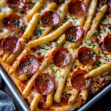 Pizza Dipping Sauce, Memories Pictures, Family Snacks, Crispy Fries, Cheesy Pizza, Frozen French Fries, Pizza Fries, Fresh Potato, Marinara Sauce Homemade