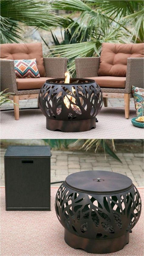 24 best outdoor fire pit ideas including: how to build wood burning fire pits and fire bowls, where to buy great fire pit kits, beautiful DIY fire pit tables and coffee tables, creative outdoor fire pit grills and BBQ, propane fire pits, and lots of helpful design and safety tips! - A Piece of Rainbow Backyard Bbq Pit, In Ground Fire Pit, Diy Fire Pit Ideas, Fire Pit Coffee Table, Fire Pit Ideas, Outdoor Fire Pit Designs, Fire Pit Ring, Fire Pit Kit, Cool Fire Pits