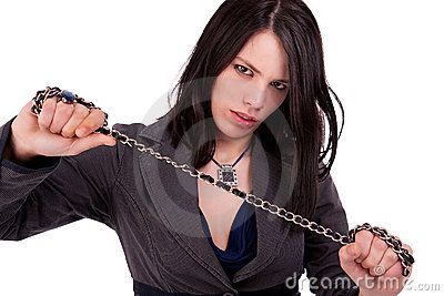 Beautiful Woman Holding A Chain With Both Hands Stock Images - Image: 19226424 Chains Reference, Drawing Challenges, 3 Sisters, Art Resources, Reference Poses, Studio Shoot, Art Reference Poses, Beautiful Woman, Beautiful Jewelry