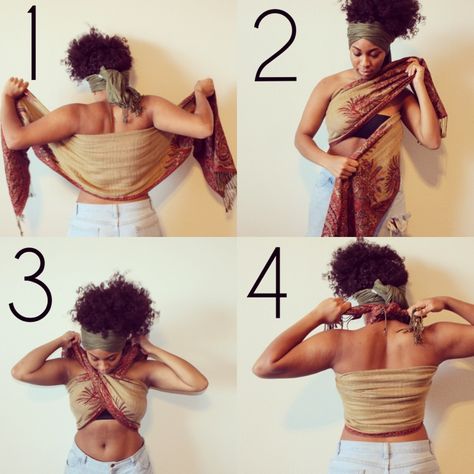 Smile - Scarf tops @KieraPlease Kiera Please, Scarf Tops, Wear A Scarf, Head Scarf Tying, Diy Fashion Scarf, Diy Wrap, How To Wear A Scarf, Diy Clothes Design, Diy Scarf