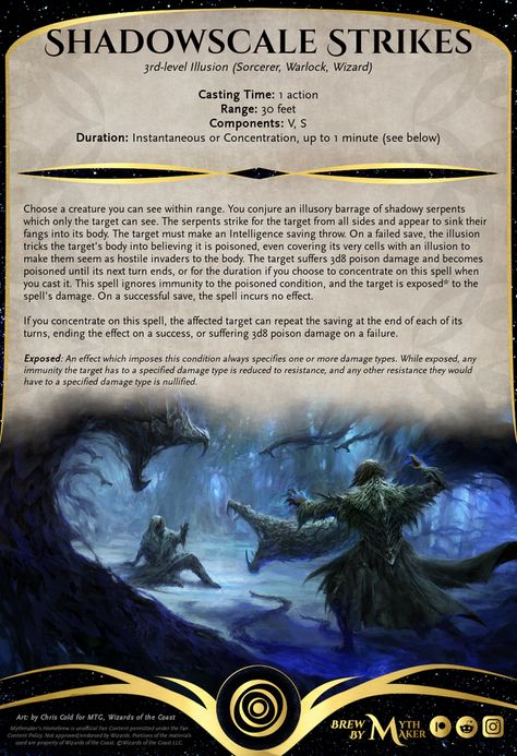 Dnd Summoning Spells, Dnd Illusion Spells, Illusion Spells 5e, Dnd Spell Art, D&d Homebrew Spells, Fantasy Spells, 5e Spells, Homebrew Spells, Spell Ideas