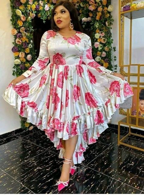 Silk Gown Styles In Nigeria, Chiffon Styles Nigeria, Short Chiffon Gown Styles, English Short Gown, Chiffon Short Gown Styles In Nigeria, Vintage Gown Styles, English Wears Gown, Chiffon Dress Casual Nigeria, Chiffon Gown Styles In Nigeria