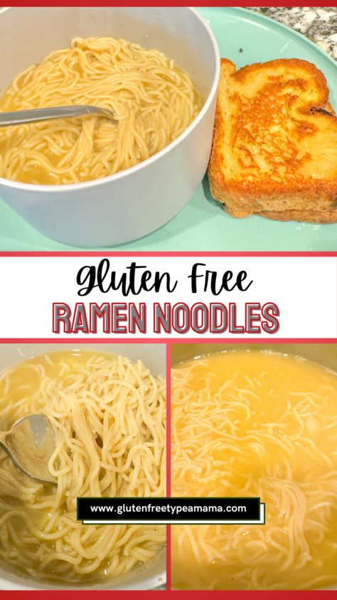 Gluten Free Ramen Noodles Recipe - Gluten Free Type A Mama Gluten Free Ramen Recipes, Gluten Free Ramen Noodles, Ramen Noodles Recipe, Gluten Free Ramen, Gluten Free Chinese, Gluten Free Recipes For Lunch, Lo Mein Recipes, Gluten Free Noodles, Ramen Noodle Recipes