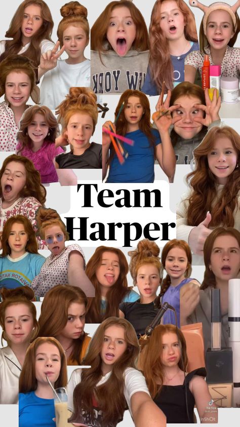 Team Harper! #fyp #preppy #teamharper #harperzilmer #harper Harper Zilmer, Glitch Wallpaper, Create Collage, Creative Play, Letting Go, Cut Out, Energy