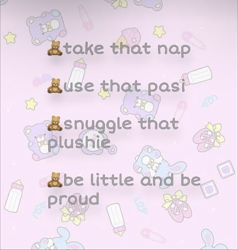 Babyspace Aesthetic, Little Aesthetic Space, Little Spaces Pfp, Lil Space Aesthetic, Agere Memes, Little Safe Space Aesthetic, Little Spaces Aesthetic, Little Spaces Ideas, Kawaii Quotes