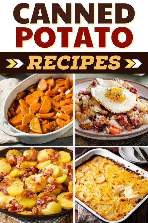 Canned Potatoes Recipes Sliced, Cooking With Canned Potatoes, Using Canned Vegetables, Mashed Potatoes From Canned Potatoes, Ground Beef And Canned Potatoes, Oven Roasted Canned Potatoes, Recipes Using Canned Sliced Potatoes, What To Do With Canned Potatoes, Cooking With Canned Food