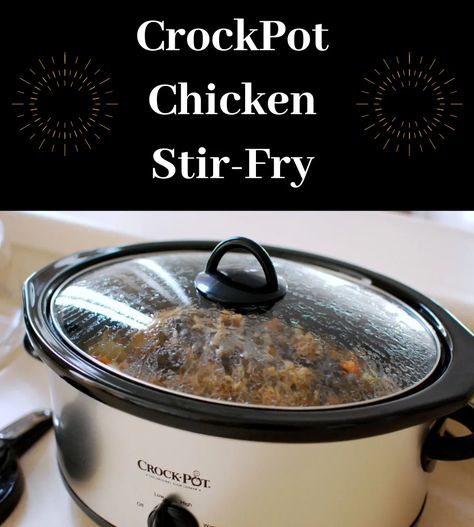 Chicken Teriyaki Recipe Crockpot, Crockpot Stir Fry, Frozen Chicken Crockpot, Chicken Breast Stir Fry, Chicken Vegetable Stir Fry, Vegetable Slow Cooker, Chicken Broccoli Stir Fry, Garlic Chicken Stir Fry, Teriyaki Chicken Crock Pot