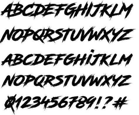 Road Rage font by Youssef Habchi  http://www.fontriver.com/font/road_rage/  #trash #fonts #typography #otf #type #design #webdesign #lettering Edgy Lettering Fonts, Jameson Tattoo, Cool Lettering Fonts, Disney Lettering, Graffiti Jacket, Tattoos Cartoon, Tattoo Letters, Graffiti Calligraphy, Tiger Tattoo Sleeve